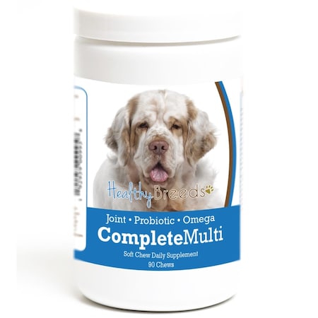 Healthy Breeds Clumber Spaniel all in one Multivitamin Soft Chew, 90PK 192959009958